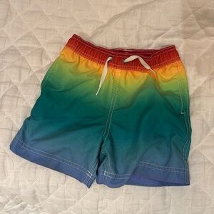 Hanna Andersson Rainbow Ombré Swim trunks - size 5